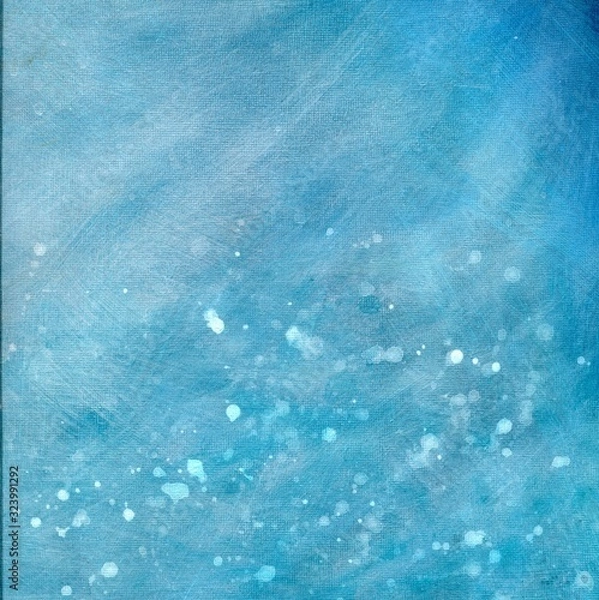 Obraz Blue green abstract paint texture