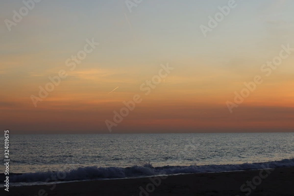 Obraz Sunset in the beach