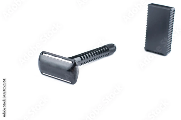 Obraz Shaving machine isolated on white background.Razor.Copy space