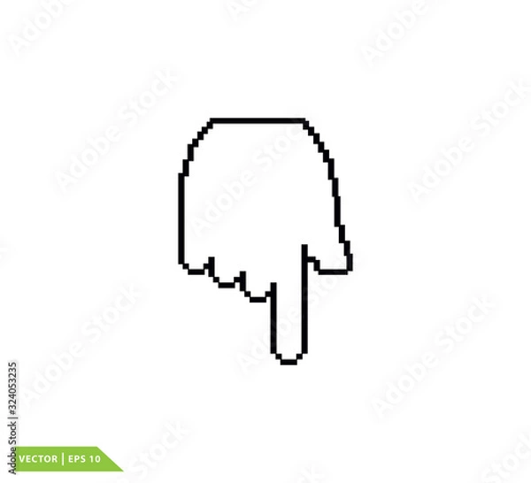 Obraz Cursor icon vector logo design template