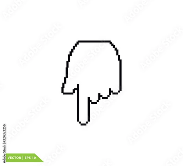 Obraz Cursor icon vector logo design template