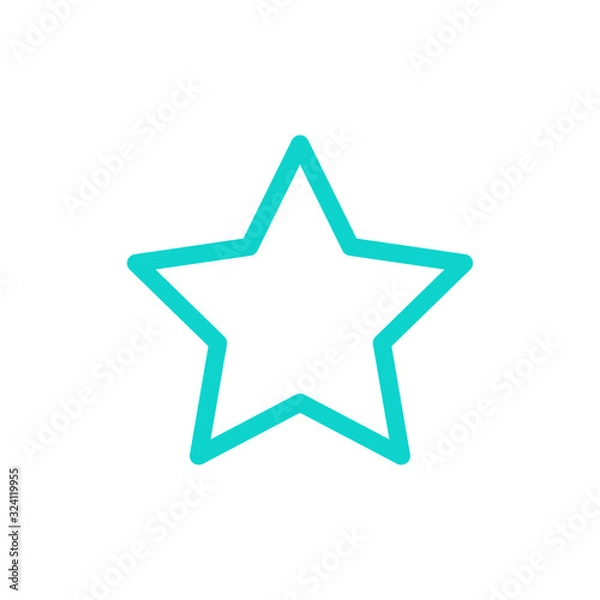 Fototapeta Star icon design vector
