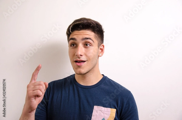 Obraz Young man having an idea