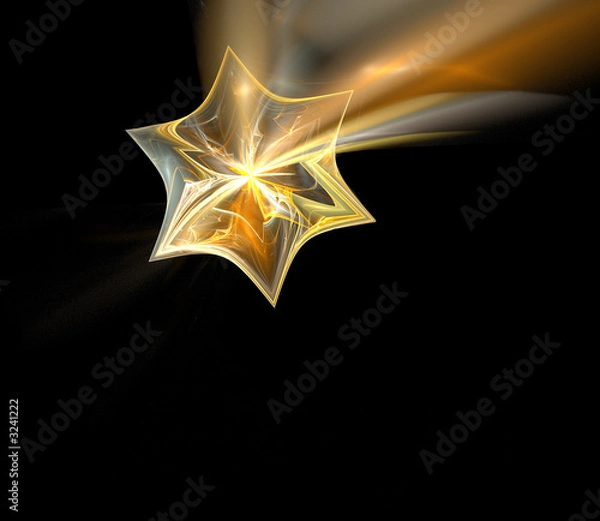 Obraz spadająca gwiazda