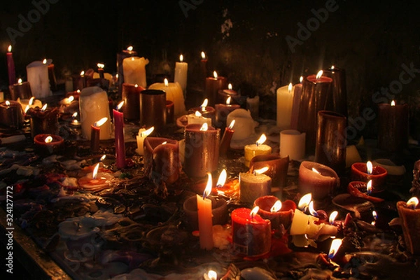 Obraz Candles melting 