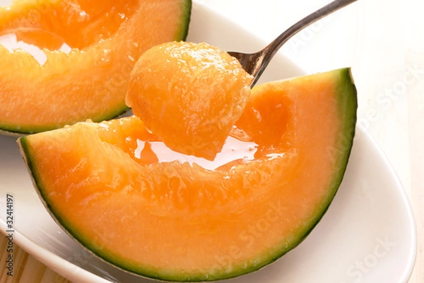 Obraz Melon z czerwonego mięsa