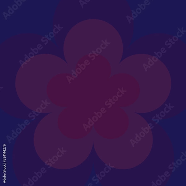 Obraz color flower on violet background