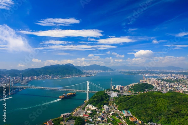 Obraz 関門海峡の景観