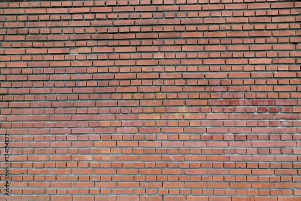 Obraz red rough brick wall abstract background