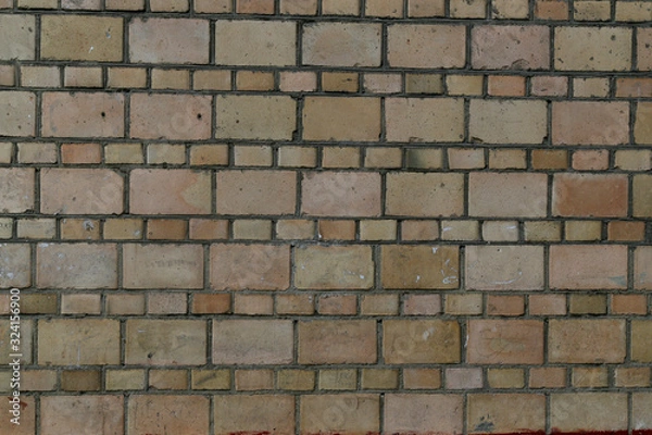 Obraz gray rough brick wall abstract background