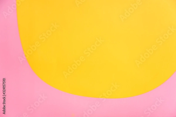 Fototapeta カラフルなドットの背景　円　丸　模様　パターン　色　背景素材　グラフィック素材　ピンク　イエロー　