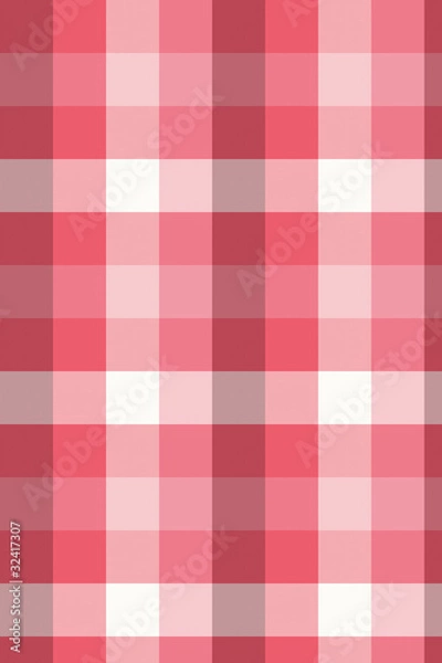 Obraz ブロックチェック　赤