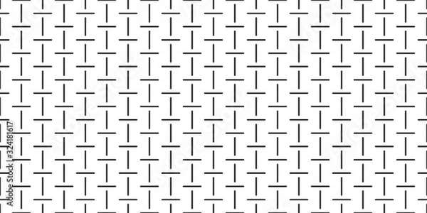 Fototapeta Seamless simple pattern of dotted geometric lines. Minimal style