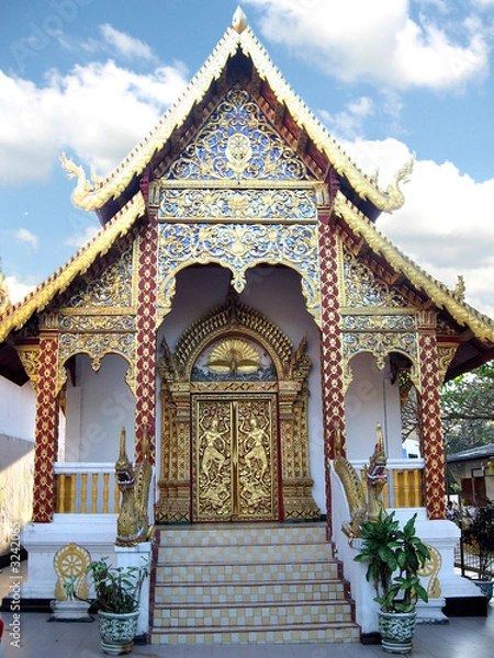 Fototapeta porte d'or