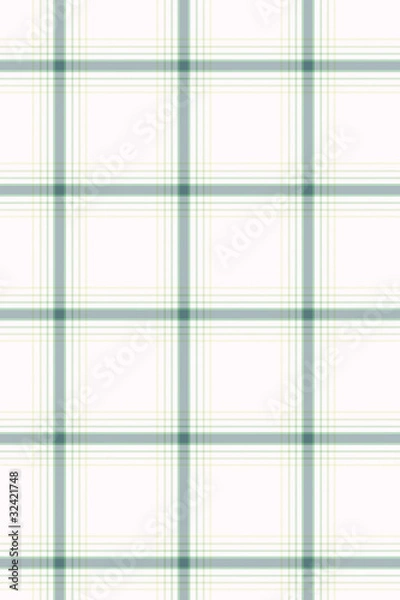 Obraz チェック 緑（グリーン）