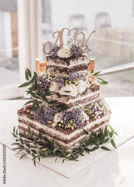 Obraz cake with flowers