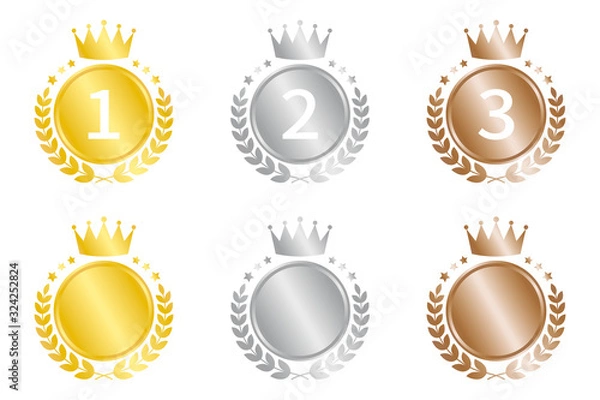Fototapeta ランキング　アイコン　セット　金銀銅	