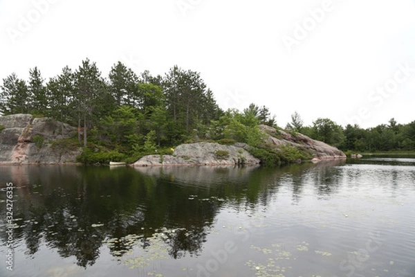 Obraz lake and rocks