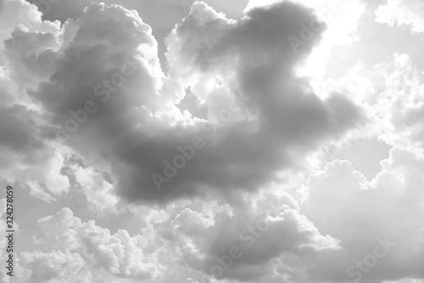 Obraz blue sky with clouds