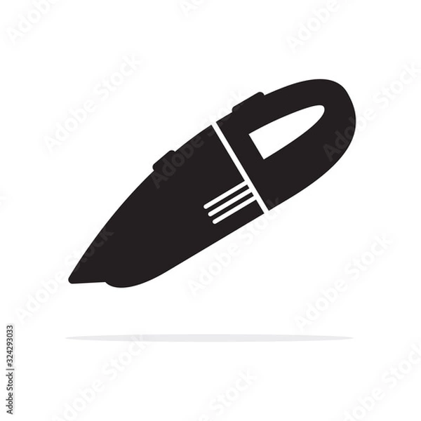 Fototapeta Handheld vacuum cleaners icon.Vector concept illustration for design.