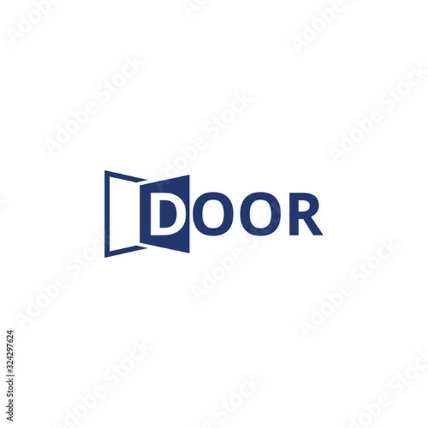 Obraz Door logo design vector inspiration