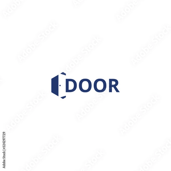 Obraz Door logo design vector inspiration