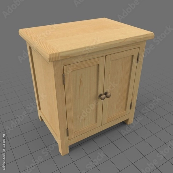 Obraz Szafka drewniana