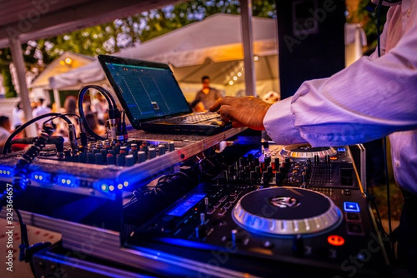 Obraz dj ready for funy moment