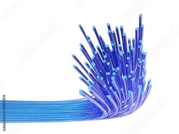 Obraz Optic fibres