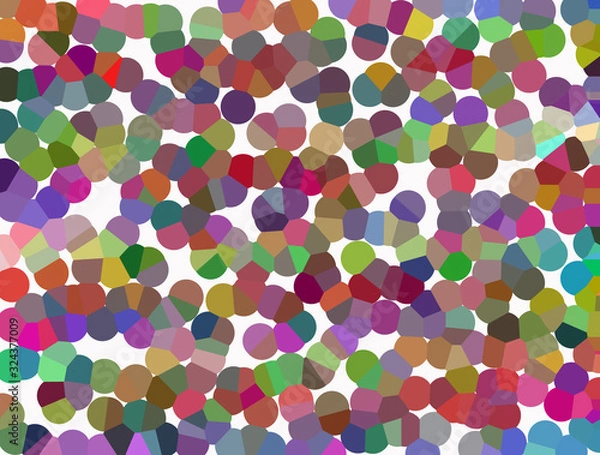 Fototapeta Colorful stippled mosaic background