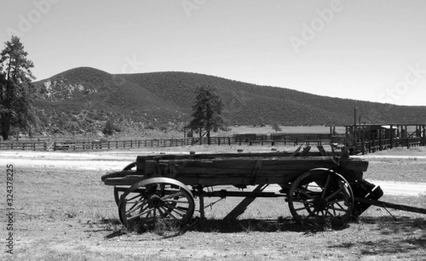 Obraz Western view cowboy style