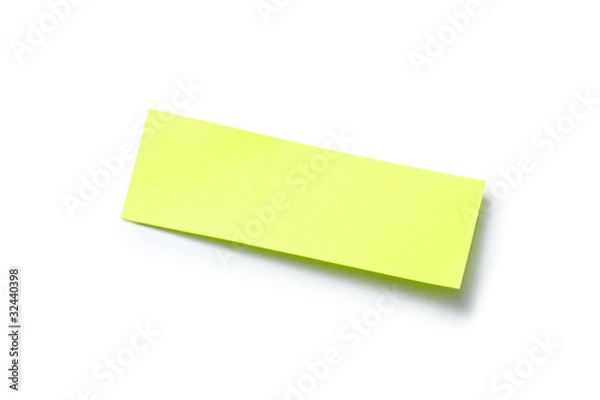 Obraz 黄緑色の付箋