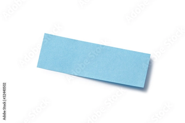 Obraz 青色の付箋