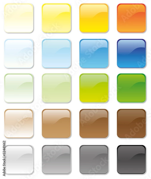 Obraz Button Set 16