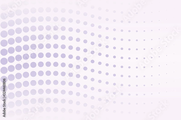 Obraz Violet background purple dots in wavy lines.