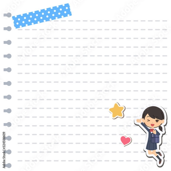 Obraz ノートと学生