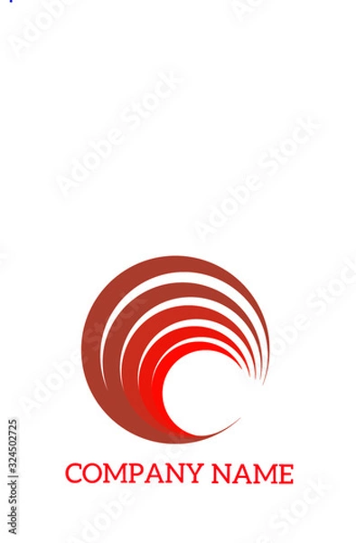 Obraz abstract logo company name