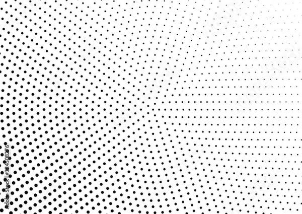 Fototapeta Abstract halftone dotted background. Futuristic grunge pattern, dot and circles.  Vector modern optical pop art texture for posters, sites, business cards, cover, postcards, labels, stickers layout.