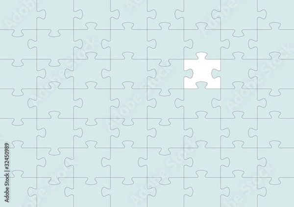 Obraz Puzzle mit fehlendem Teil