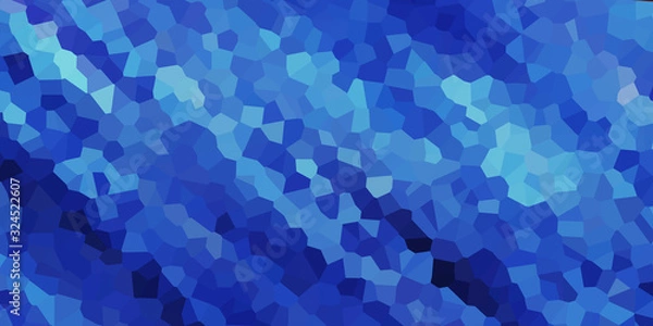 Fototapeta Vector Low poly crystal mosaic background. Polygon design pattern. Abstract Colorful illustration