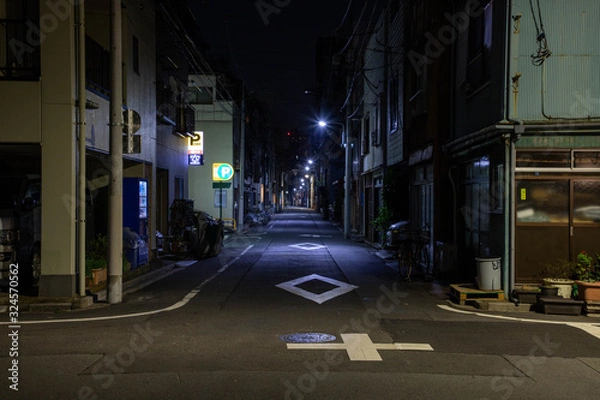 Fototapeta 夜の街