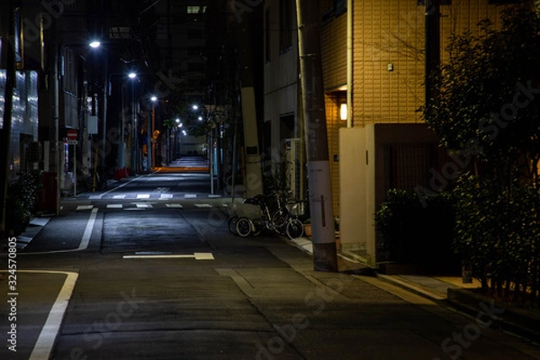 Fototapeta 夜の街