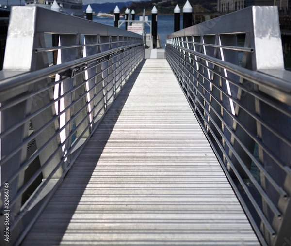 Obraz Aluminum dock ramp