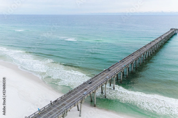 Obraz pensacola beach pier in the sea