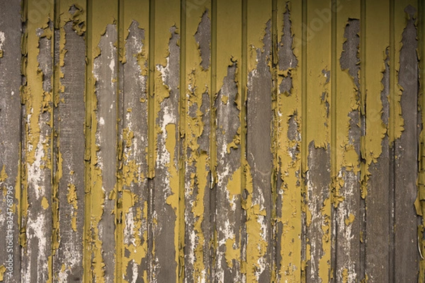 Obraz Texture of an old garage losing the paint