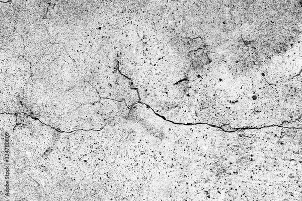 Fototapeta Texture of a metal wall with cracks and scratches which can be used as a background