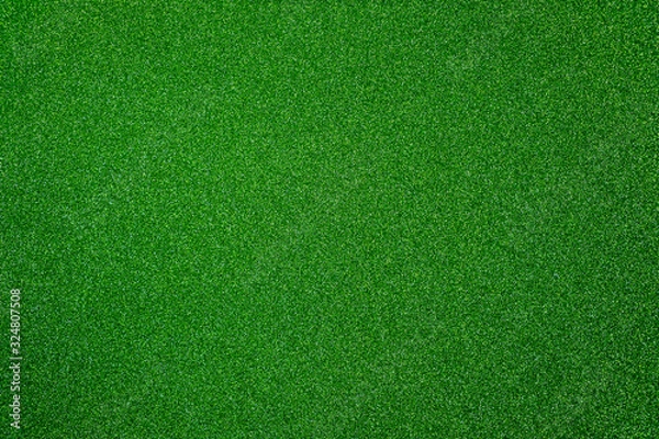 Obraz Green giltter texture abstract background. Shiny wrapper paper.