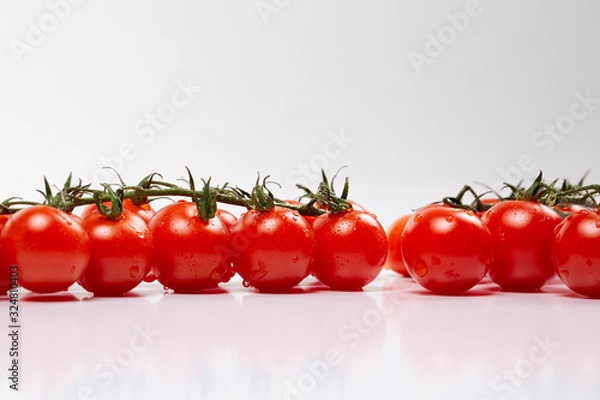 Obraz Tomatoes isolated on white