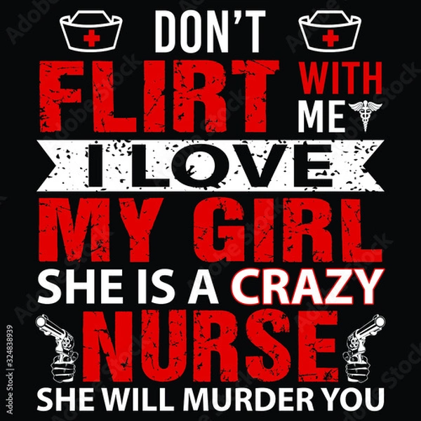 Fototapeta America nurse practitioner tshirt design nursing correctional black colour DESIGN.Typography T-shirt design or Vector or Trendy design or christmas or fishing design or Printing design or Banner or Po