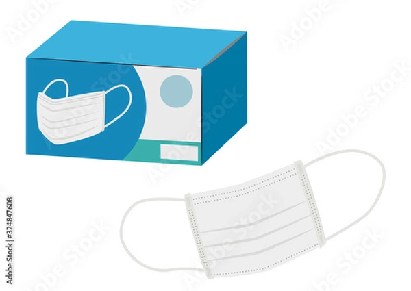 Obraz マスク　イラスト